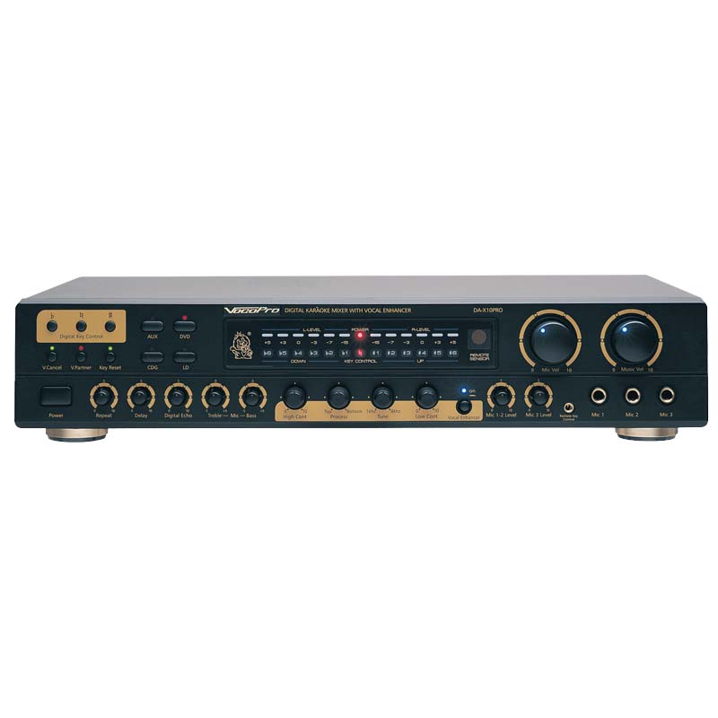 VocoPro DA-2200 Pro Six-Microphone Karaoke Rack Audio Mixer